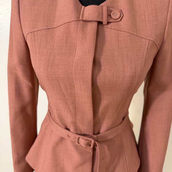 Cleopatre II x May 10 Vietnamese Designer Suit Set –Rust Red/Rust/Terracotta - Picture 12 of 15